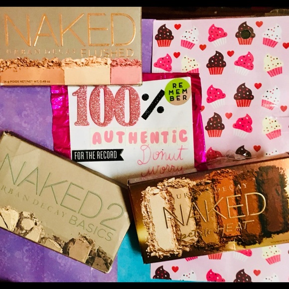 URBAN DECAY SUPER TRIO NAKED BASICS/ FLUSHED/HEAT - Picture 2 of 8